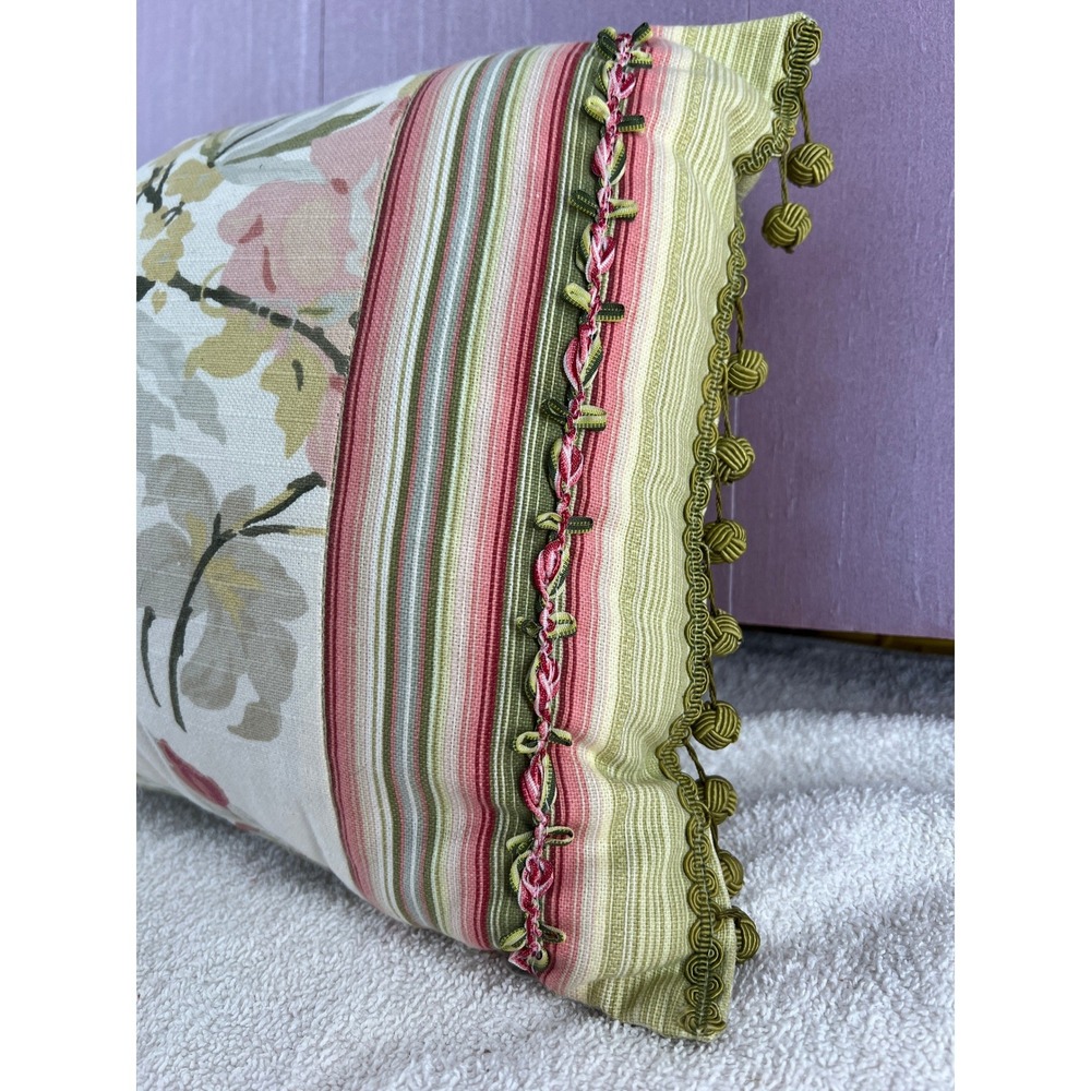 Vintage Romantic Floral‎ Pillow Set Embroidered Cottagecore French Country Decor - Picture 12 of 16